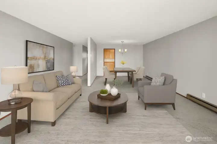 Virtually staged for decorating ideas