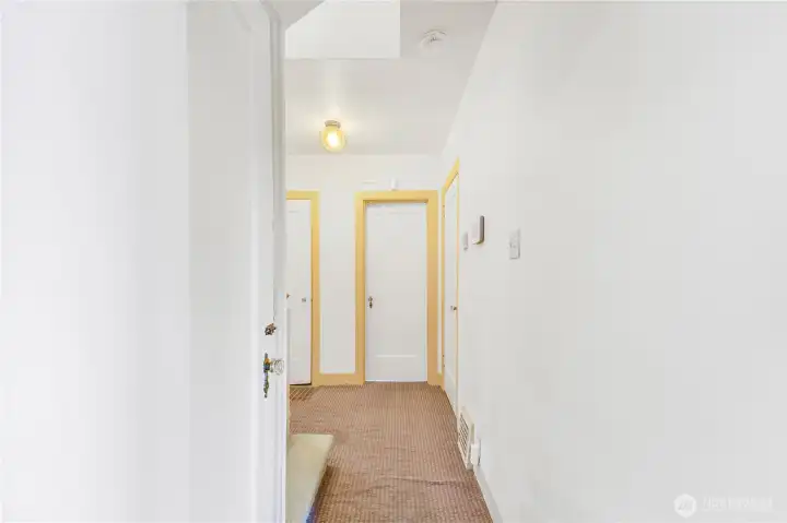 Hallway off kitchen