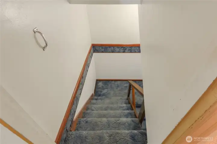 Stairs to lower level