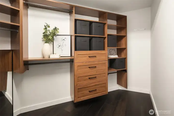 Spacious Lower Level Closet