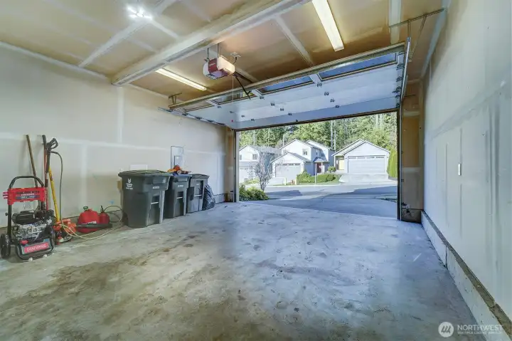 Bright 2-Car Garage
