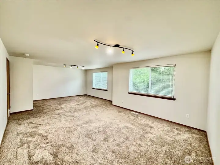 Massive upstairs guest bedroom could be divided into two rooms, per original builder floor plan.  Or can remain one huge room.