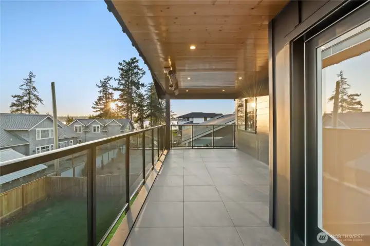 private deck for main suite