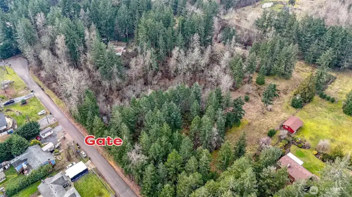 4.89 acre parcel sold separately or with house