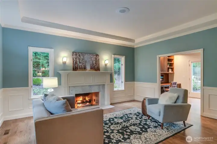 Formal living near entrance