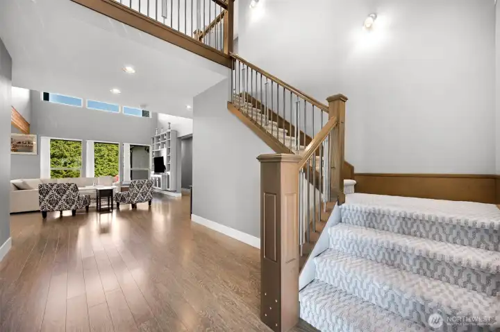 Stairway to second floor