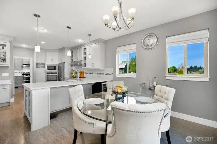 Informal dining area