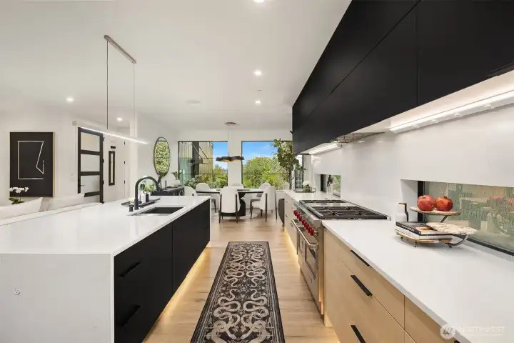 Walls of cabinetry are functional, yes...and so beautiful.