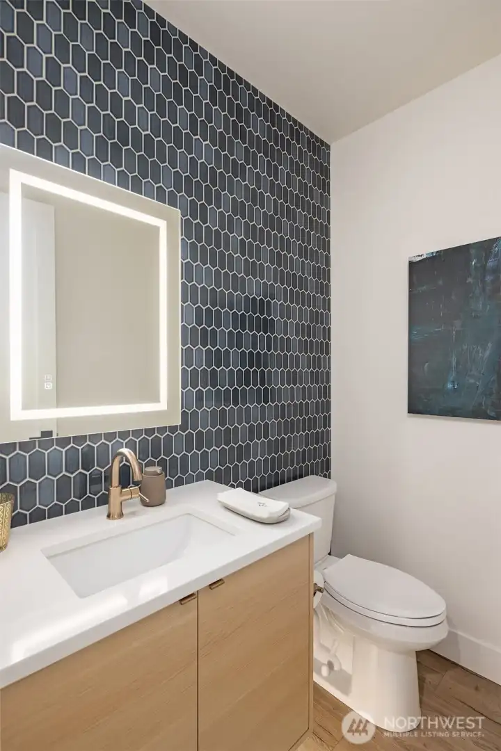 Main floor powder room.