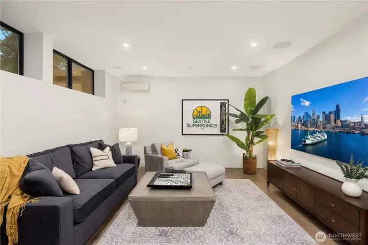 The perfect space for movie night!