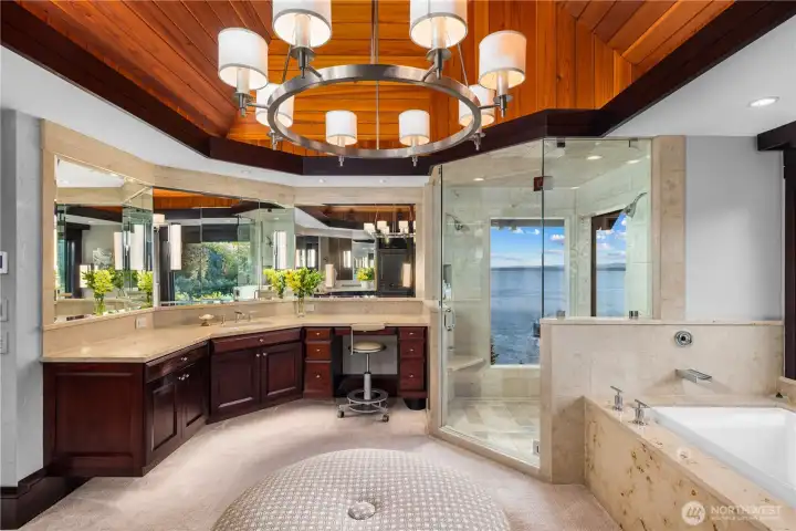 Primary bathroom Primary bathroom