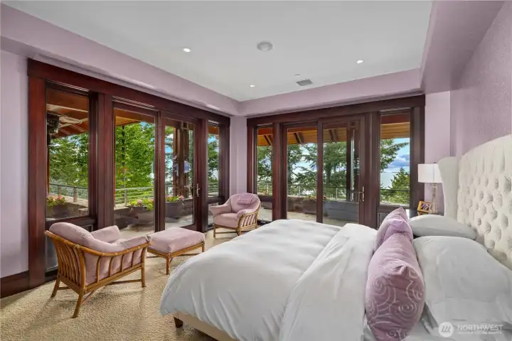 One of 8 luxury guest suites, all along the same hall, with walk out decks and ensuite bathrooms. One of 8 luxury guest suites, all along the same hall, with walk out decks and ensuite bathrooms.
