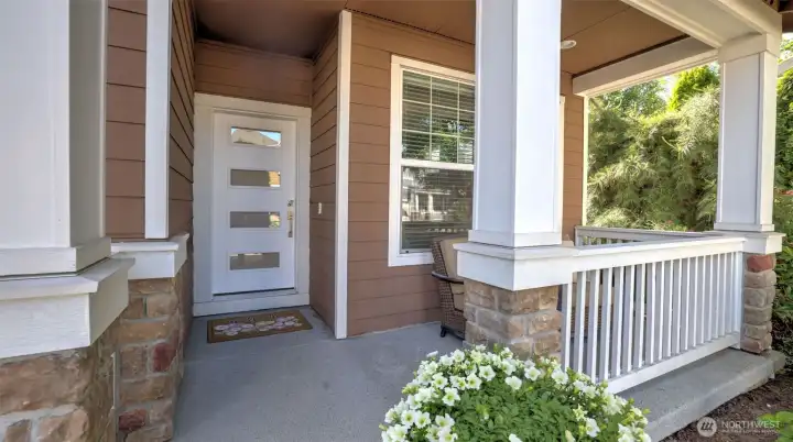 New front door.
