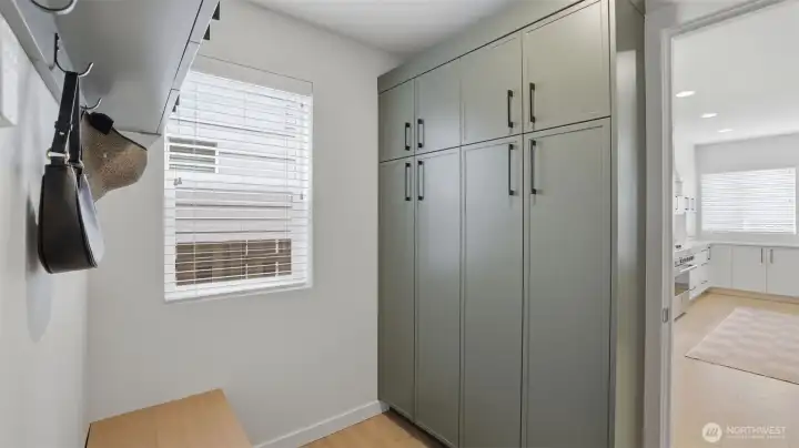 New mud room.