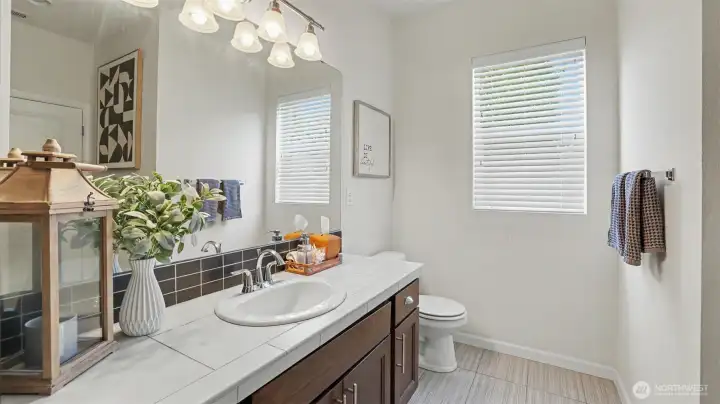 Downstairs bathroom.