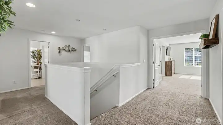 Upstairs hallway.