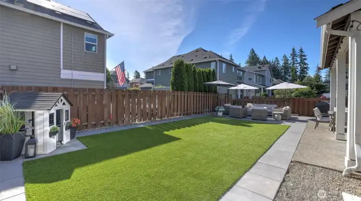 New pet proof turf.