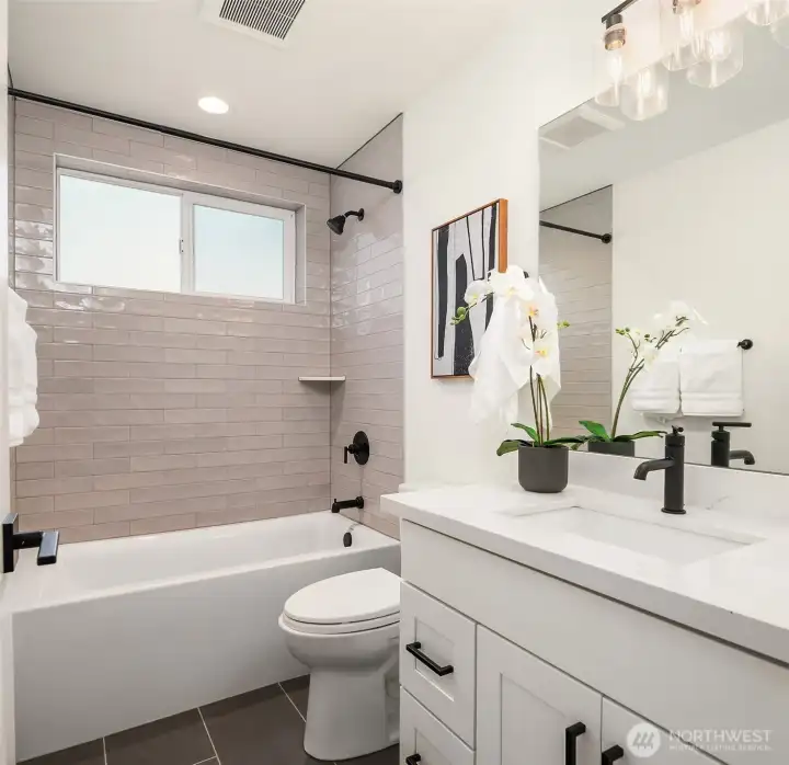 Main level hall bath