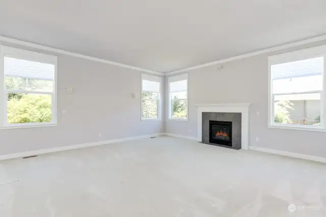 Main bedroom with fireplace!!