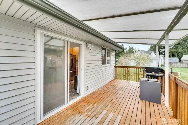 Covered patio