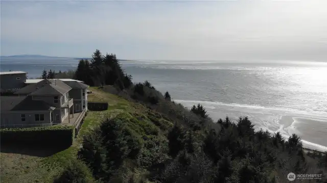 your new home at the top of Willapa Heights. What a view!