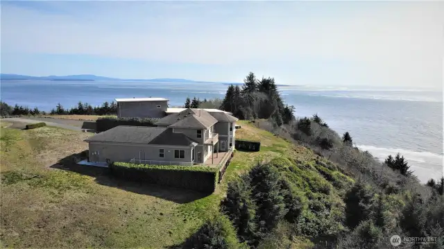 The view across the Willapa Estuary to Long Beach beyond.