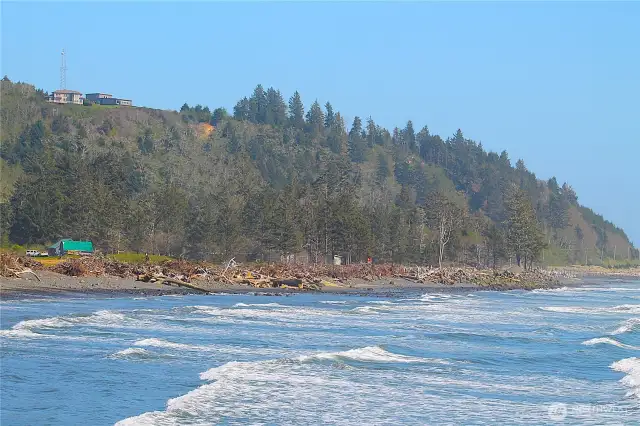 The ocean views from the top of Willapa Height (house on the left) are fantastic.