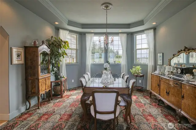 The formal dining Room. Perfect for those larger dinner parties you love to have.