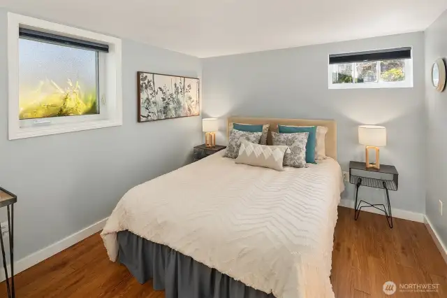 Lower level bedroom.