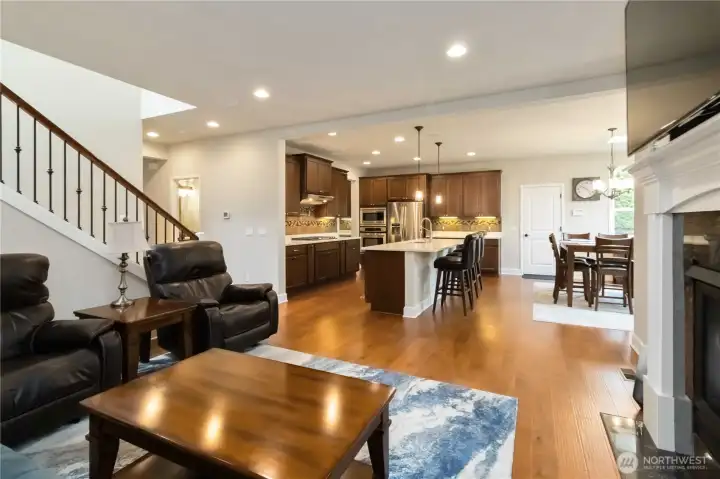 Enjoy seamless connection from the dining room to the kitchen & living space for everyday living and entertaining.