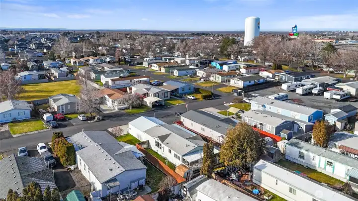 In Peninsula Estates, a gated community