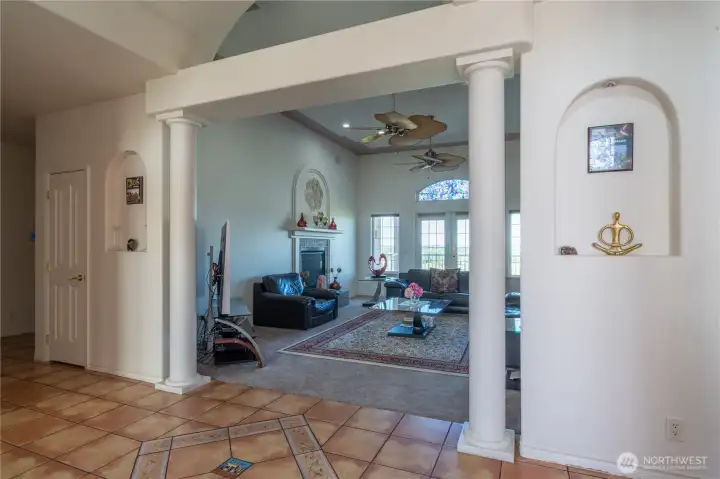 entry looking into living room