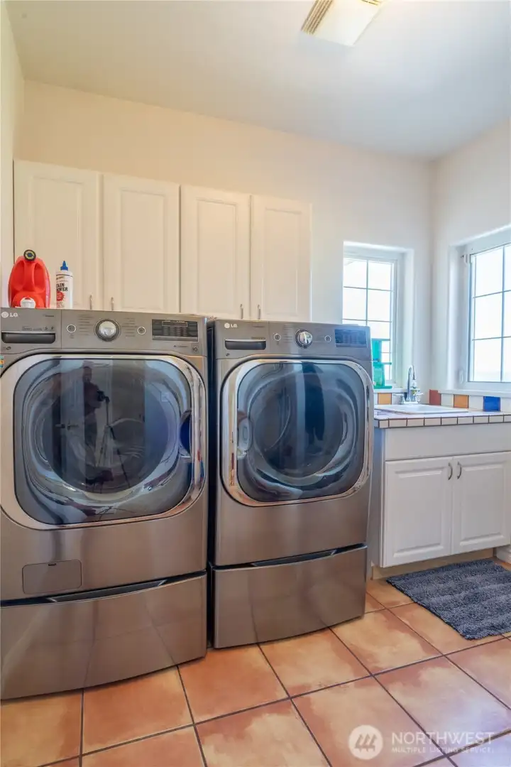 laundry room on main level