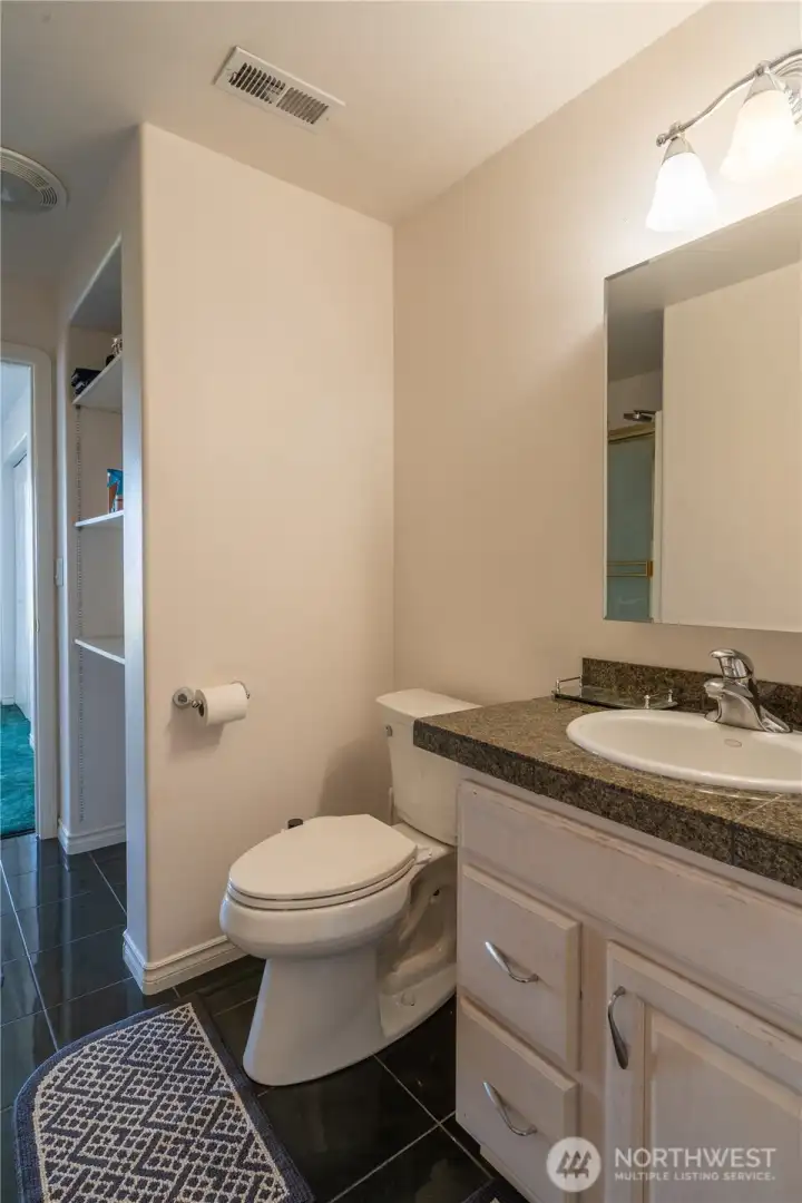 lower level full bathroom