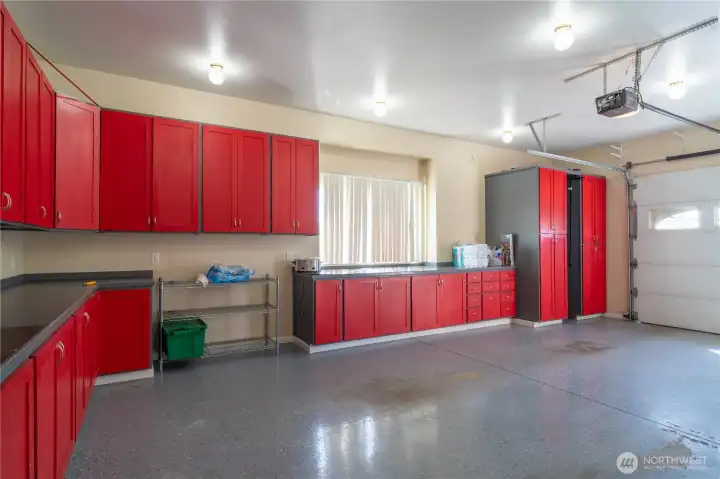 3 car garage with storage