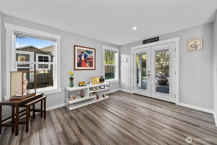 Multi-Gen Living Room With Private Exterior Doors