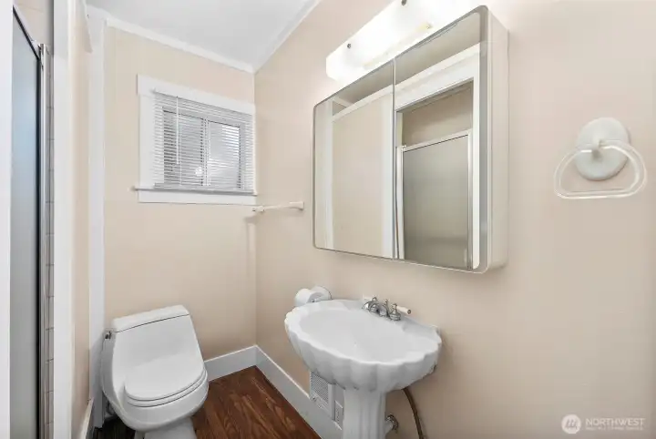 3/4 Bath with shower.