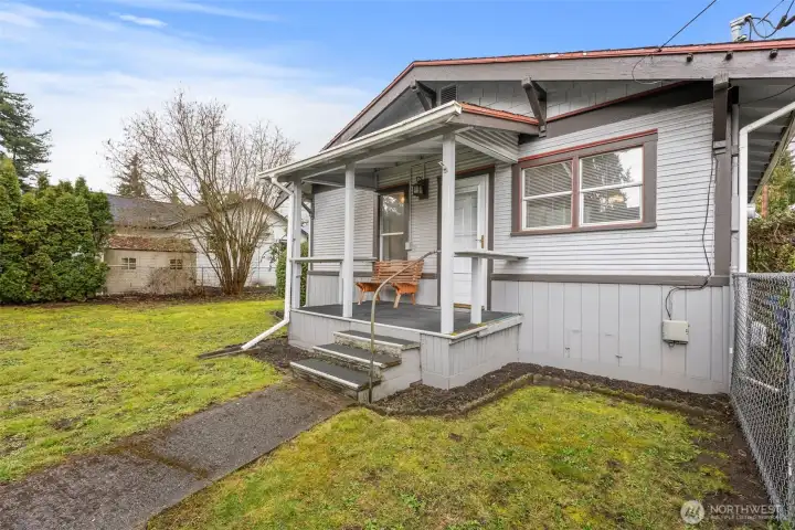 View of back of home.