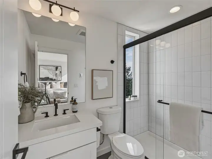 Ensuite primary bathroom