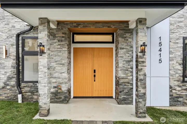 Grand entrance.