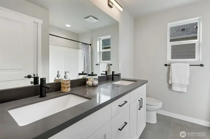 Photos are of another home in the community and are for illustration purposes only to reflect typical finishes.  May depict seller enhancements.  Colors and options may vary.