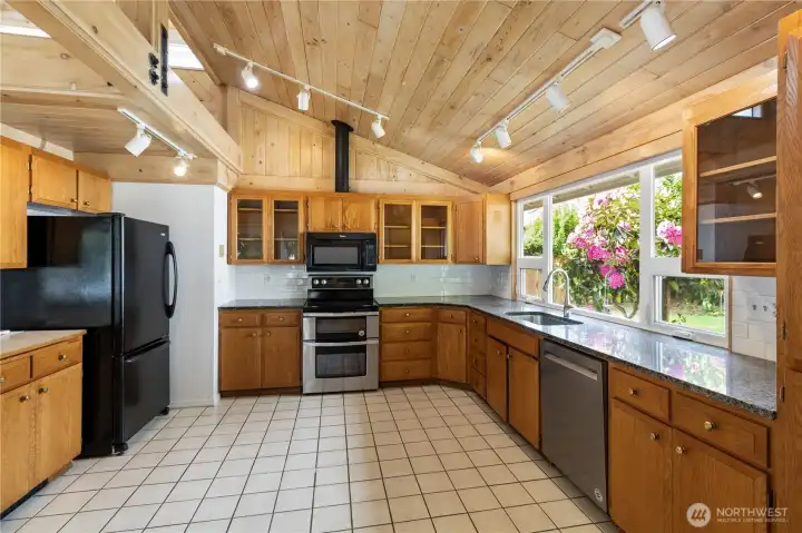 Kitchen with updates in it.
