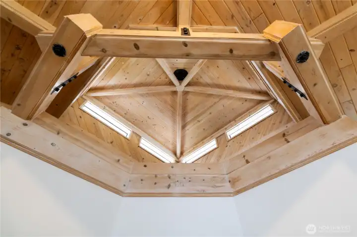 Look at the craftsmanship - unique feature in the home.