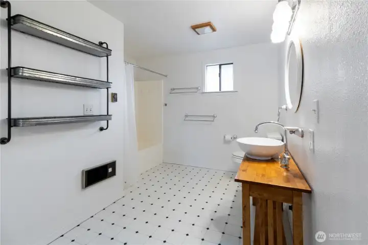 Large full bathroom