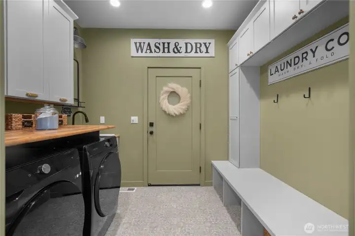 Laundry Room on main floor.