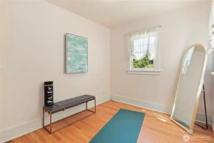 Bright bedroom on main floor. Great flex room