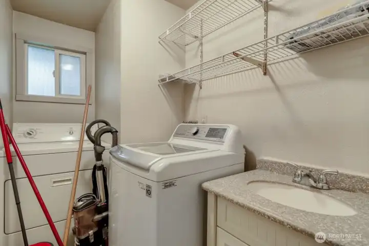 Laundry Room. Washer and Dryer Included.