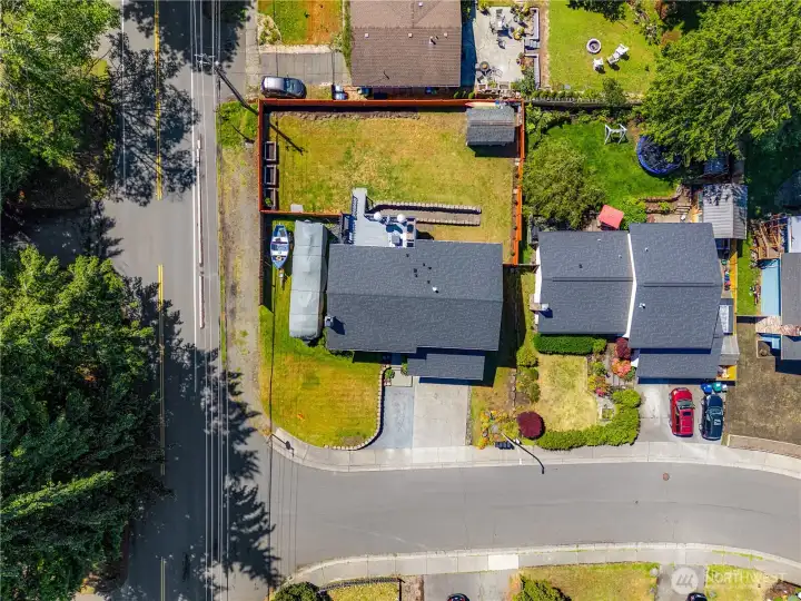 This amazing corner lot provides easy access for RV and boat parking. This amazing corner lot provides easy access for RV and boat parking.
