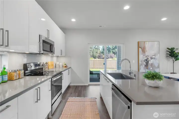 Photos of the Model home. Not of actual home.