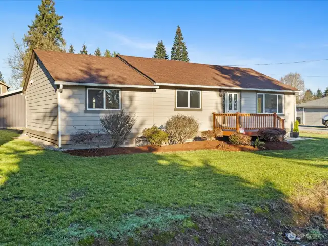 Welcome home! This appealing rambler is in excellent condition and set on a large corner lot.